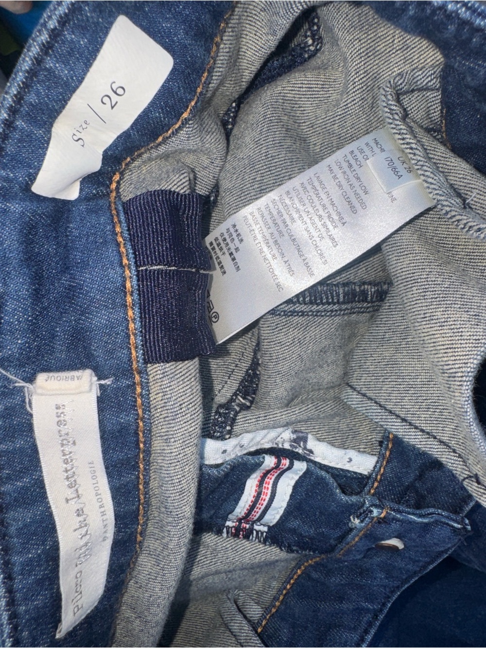 Pilcro Ultra High-Rise Slim Flare Jeans Size 26 - Picture 5 of 10